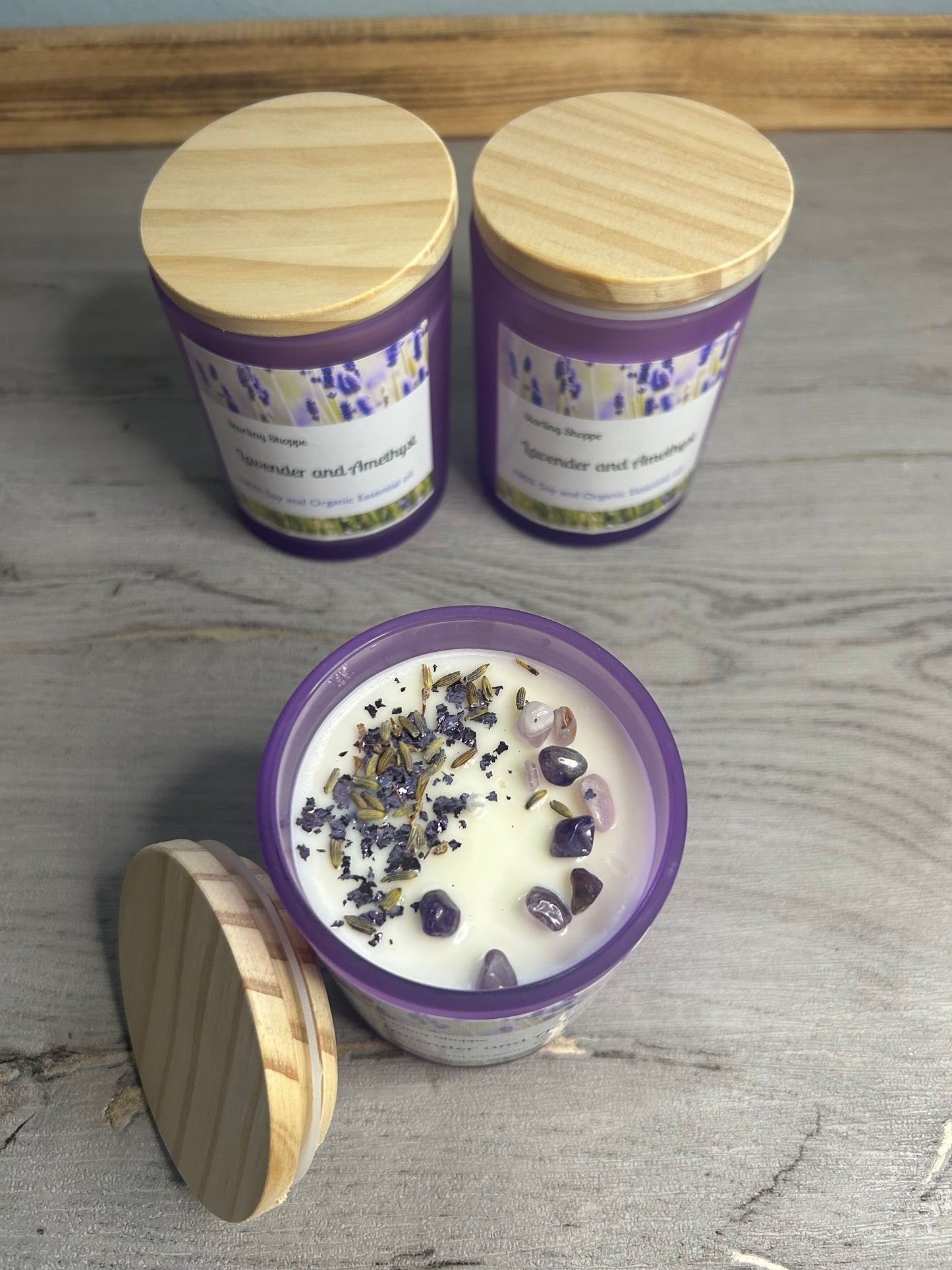 Lavender Essential Oil Candle