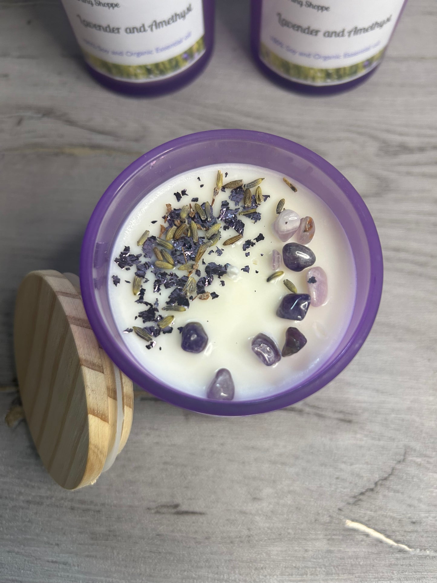 Lavender Essential Oil Candle