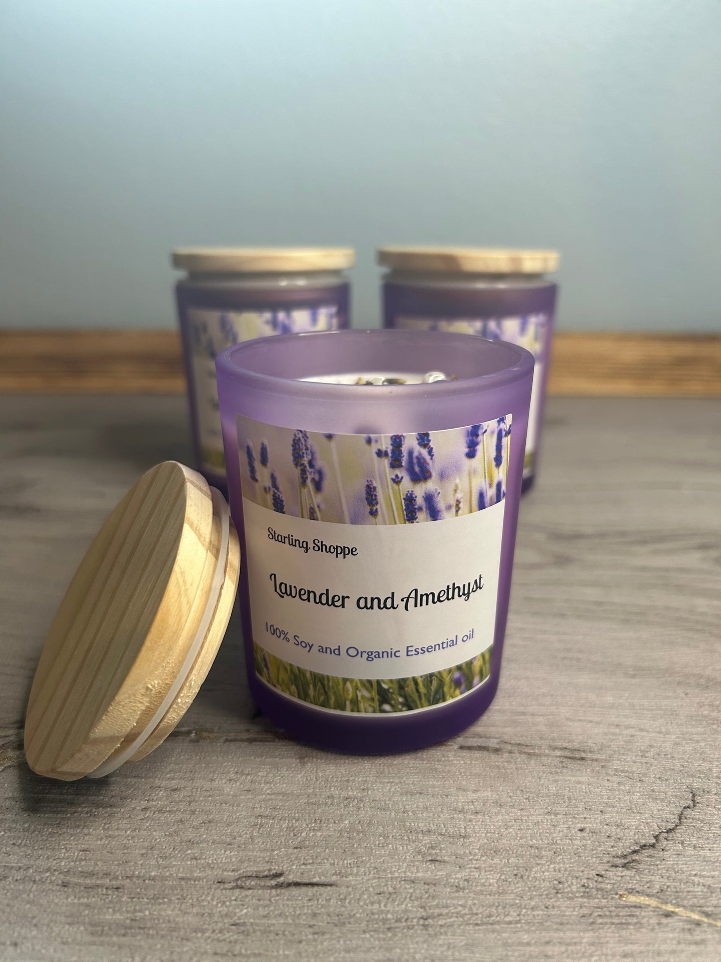 Lavender Essential Oil Candle